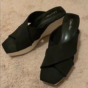 EUC Calvin Klein Sandal Wedges